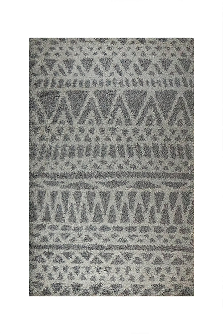 Turkish Modern Festival 2 Rug - 5.24 x 7.54 FT - Gray and Cream - Superior Comfort, Modern Style Accent Rugs - V Surfaces