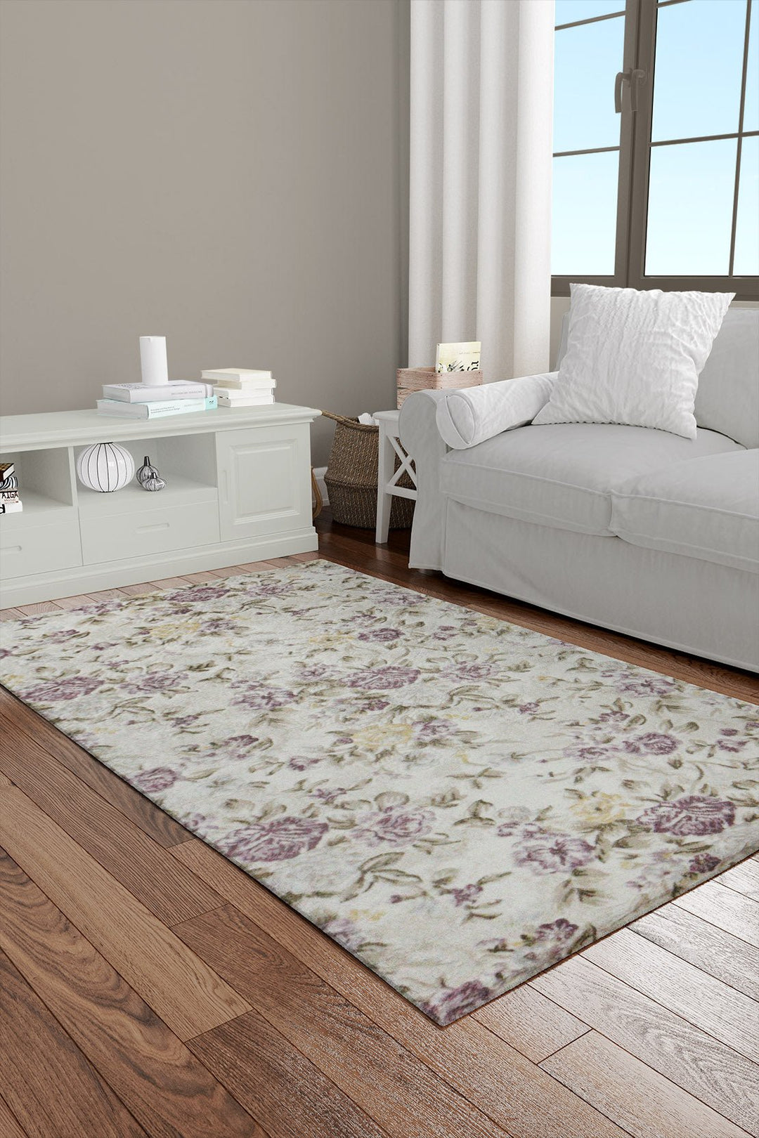 Turkish Modern Festival Plus Rug - 3.2 x 6.5 FT - Cream - Superior Comfort, Modern Style Accent Rugs - V Surfaces