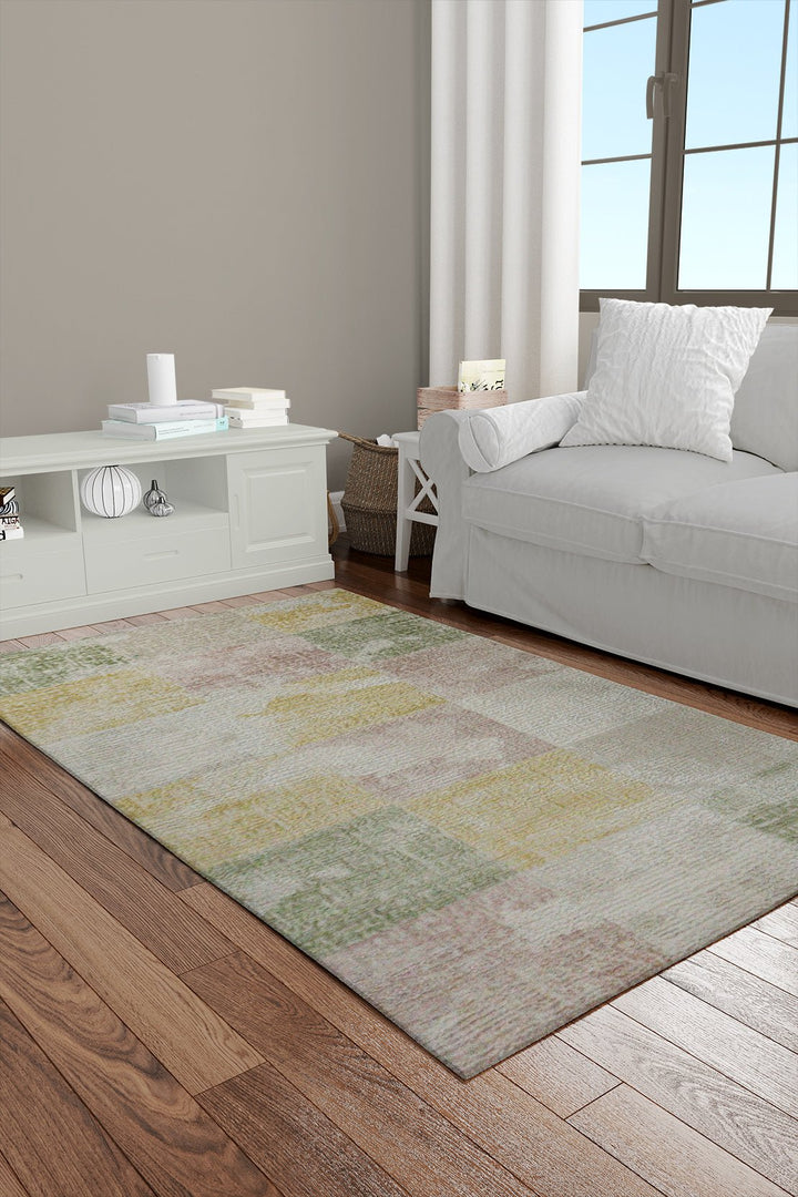 Turkish Modern Festival Plus Rug - 3.2 x 6.5 FT - Cream - Superior Comfort, Modern Style Accent Rugs - V Surfaces