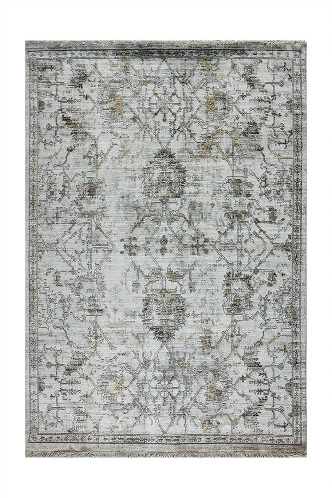 Turkish Modern Festival Plus Rug - 3.9 x 5.4 FT - Gray - Superior Comfort, Modern Style Accent Rugs - V Surfaces