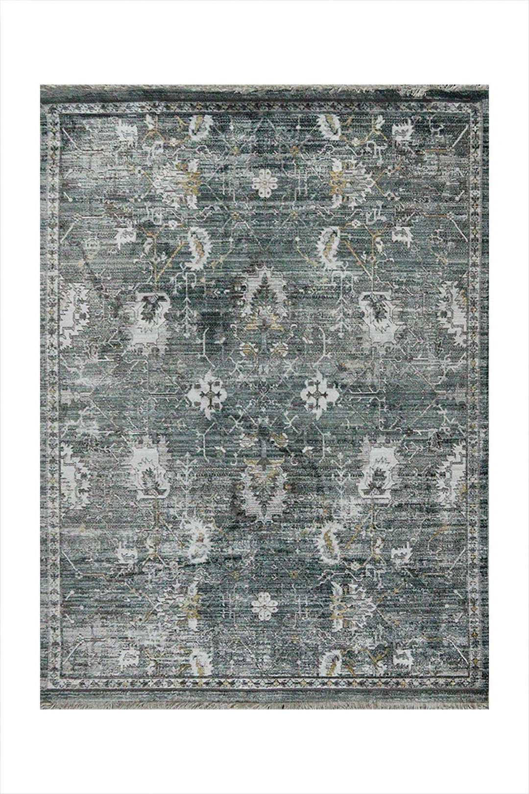 Turkish Modern Festival Plus Rug - 3.9 x 5.4 FT - Gray - Superior Comfort, Modern Style Accent Rugs - V Surfaces