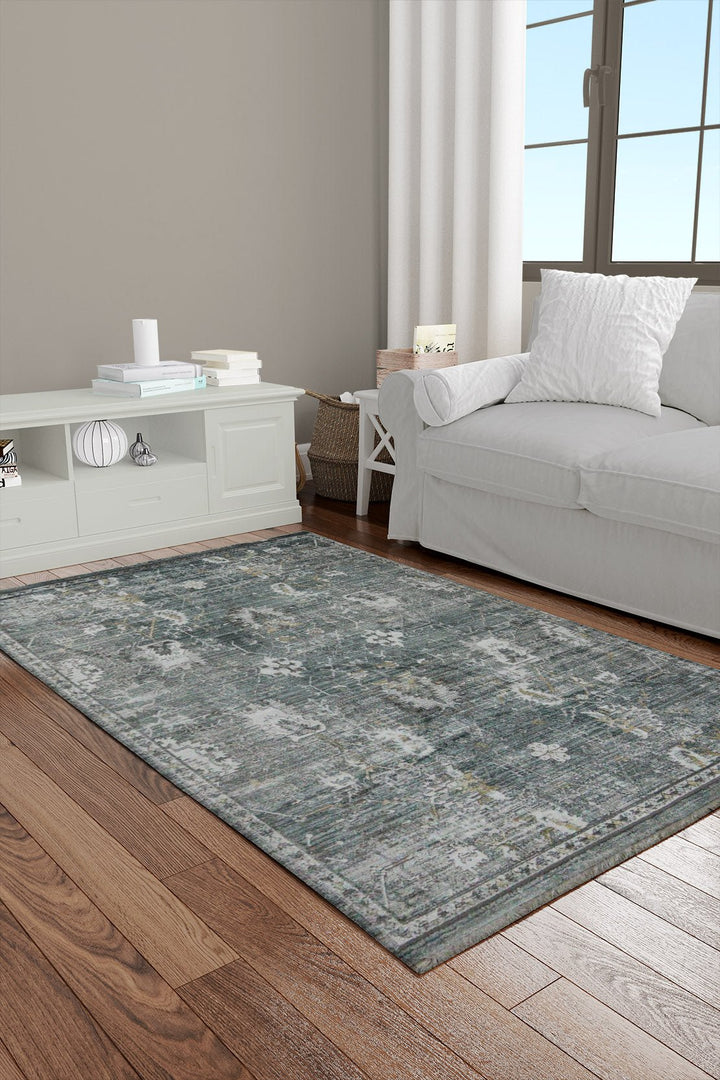 Turkish Modern Festival Plus Rug - 3.9 x 5.4 FT - Gray - Superior Comfort, Modern Style Accent Rugs - V Surfaces