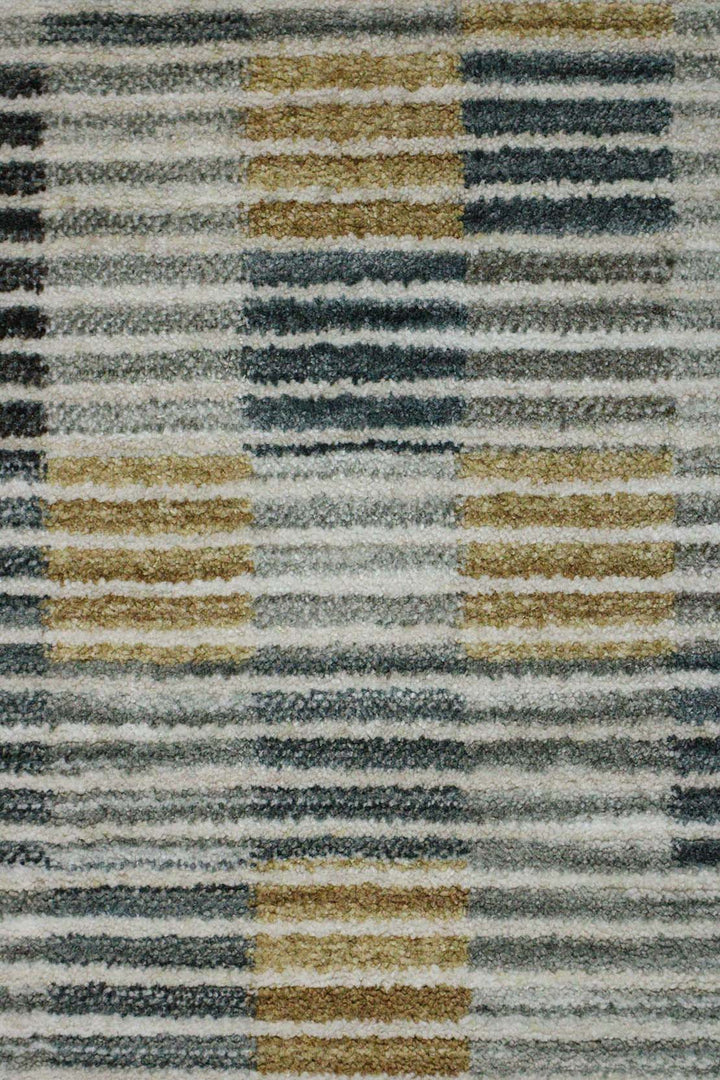 Turkish Modern Festival Plus Rug - 4.9 x 7.8 FT - Gray and Yellow - Superior Comfort, Modern Style Accent Rugs - V Surfaces