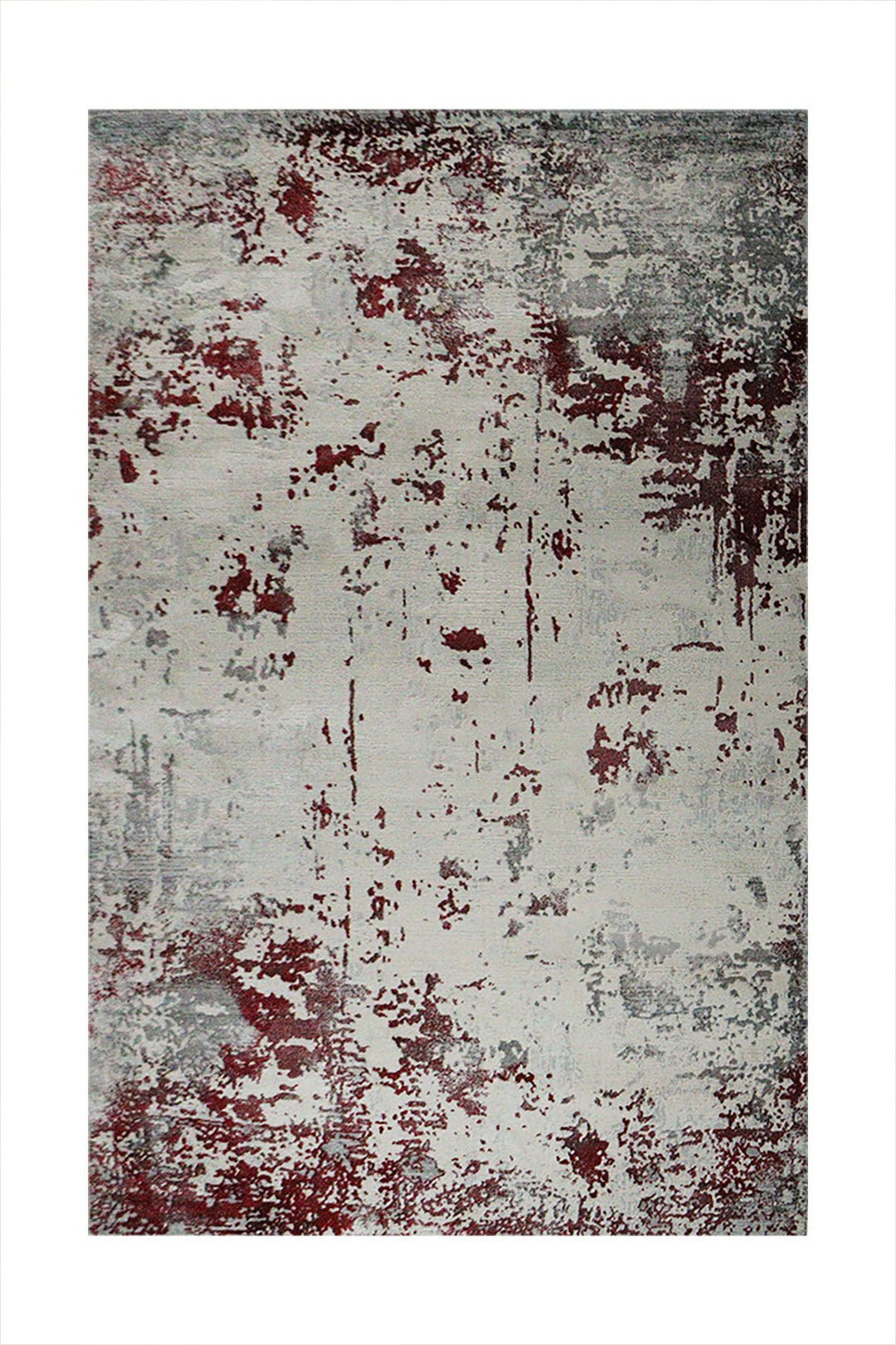 Turkish Modern Festival Plus Rug - 5.2 x 7.5 FT - Cream and Maroon - Superior Comfort, Modern Style Accent Rugs - V Surfaces