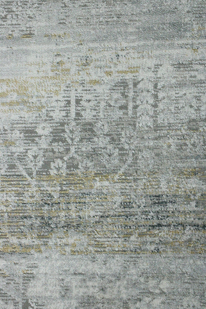 Turkish Modern Festival Plus Rug - 5.2 x 7.5 FT - Gray - Sleek and Minimalist for Chic Interiors - V Surfaces