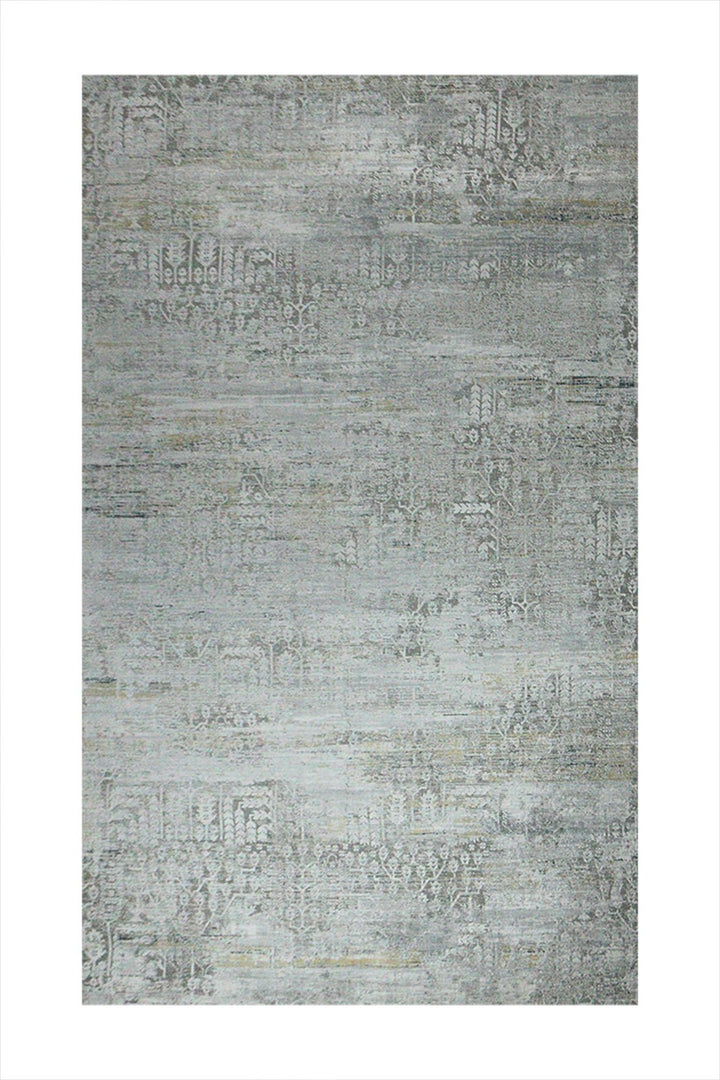 Turkish Modern Festival Plus Rug - 5.2 x 7.5 FT - Gray - Sleek and Minimalist for Chic Interiors - V Surfaces