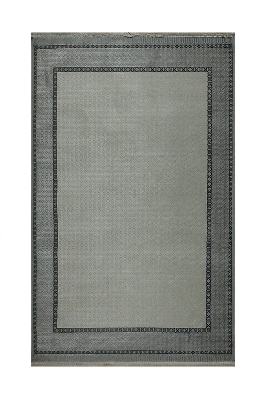 Turkish Modern Festival Plus Rug - 5.2 x 7.5 FT - White - Sleek and Minimalist for Chic Interiors - V Surfaces