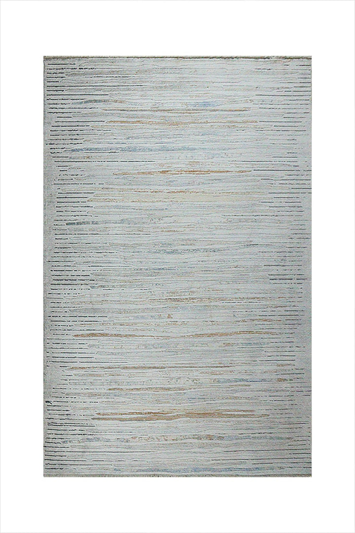 Turkish Modern Festival Plus Rug - 5.2 x 7.7 FT - Gray - Sleek and Minimalist for Chic Interiors - V Surfaces