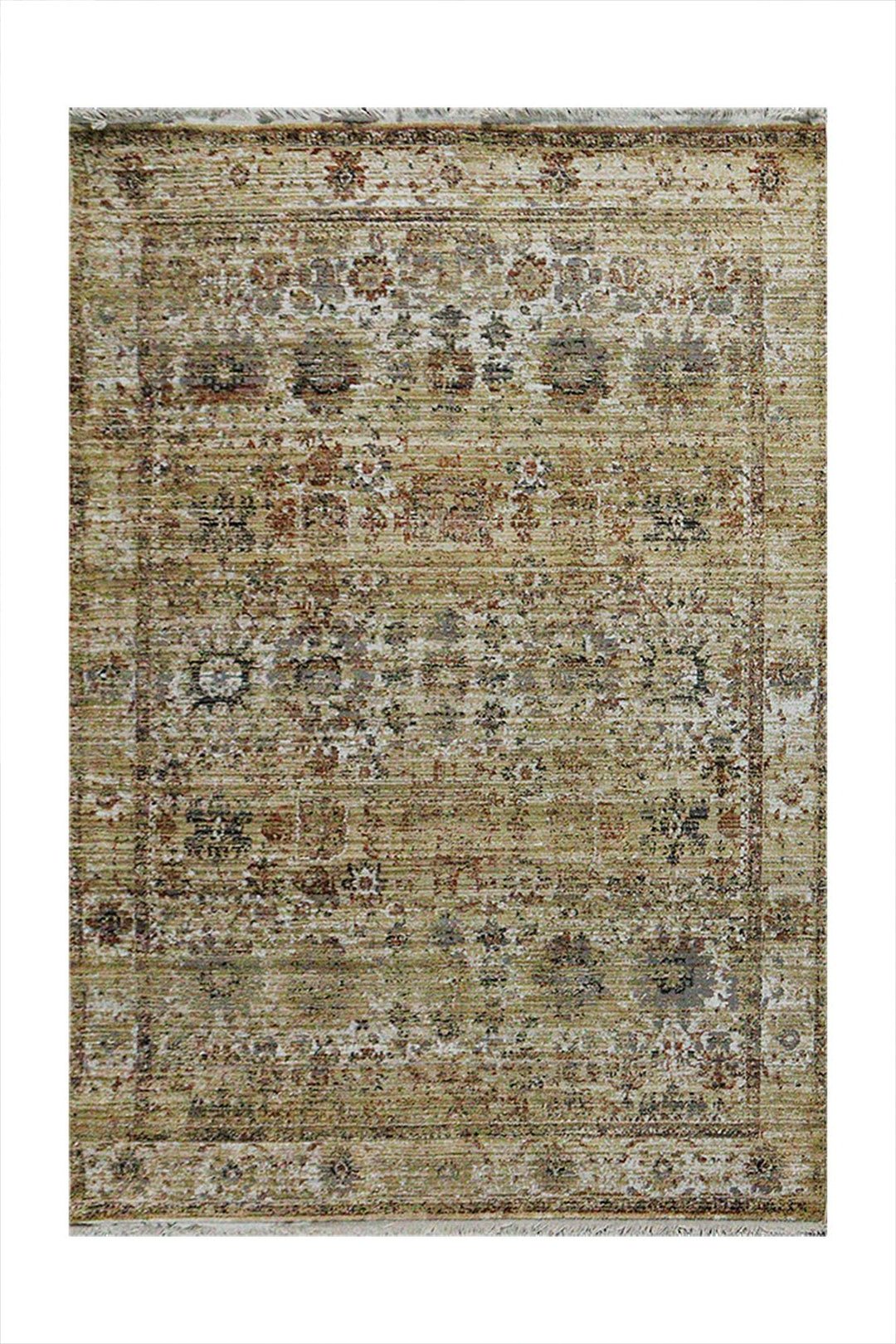 Turkish Modern Festival Plus Rug - Beige - 3.9 x 5.4 FT - Sleek And Minimalist For Chic Interiors - V Surfaces