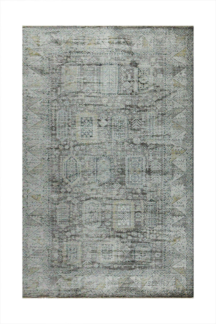 Turkish Modern Festival Plus Rug - Beige & Cream - 4.9 x 7.8 FT - Sleek And Minimalist For Chic Interiors - V Surfaces