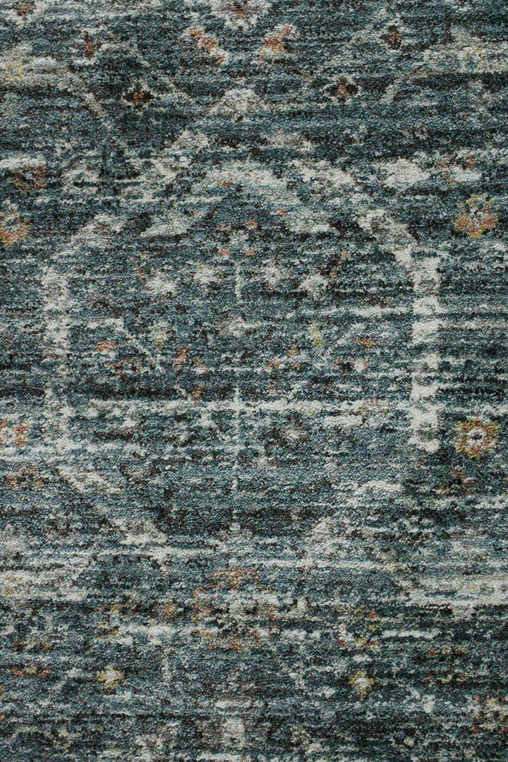 Turkish Modern Festival Plus Rug - Blue - 5.2 x 7.7 FT - Sleek And Minimalist For Chic Interiors - V Surfaces