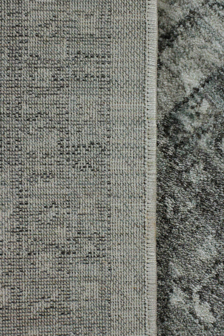 Turkish Modern Festival Plus Rug - Cream & Gray - 5.2 x 7.7 FT - Sleek And Minimalist For Chic Interiors - V Surfaces