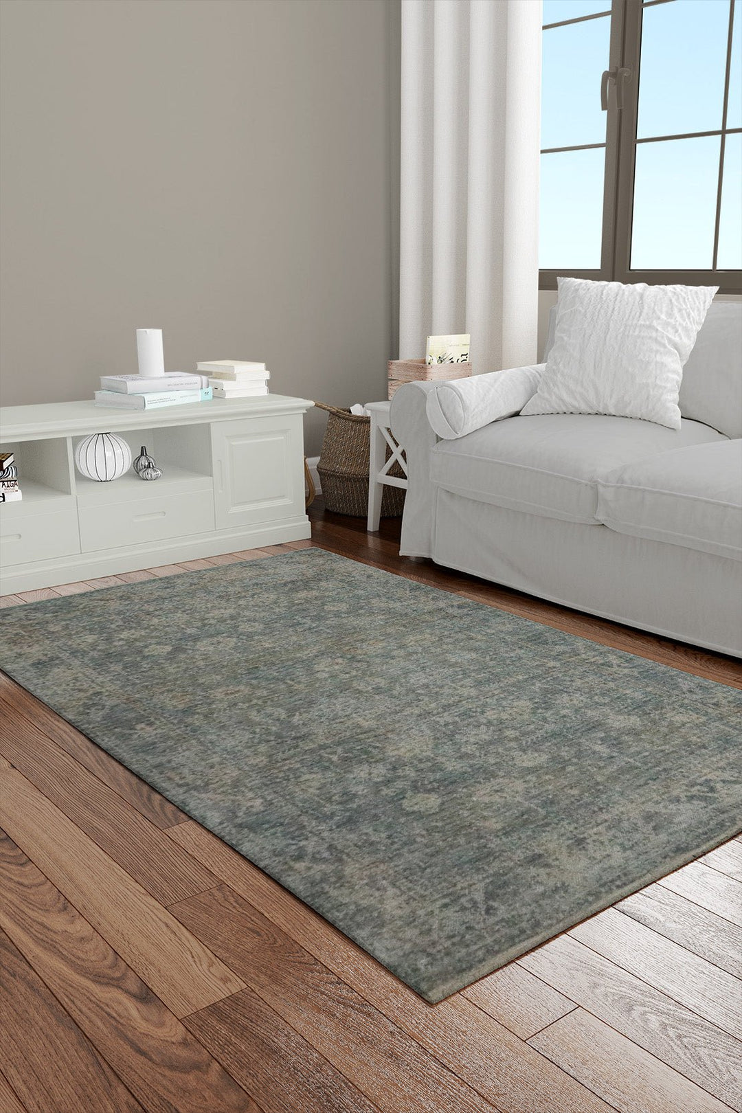 Turkish Modern Festival Plus Rug - Gray - 3.9 x 5.5 FT - Superior Comfort, Modern Style Accent Rugs - V Surfaces