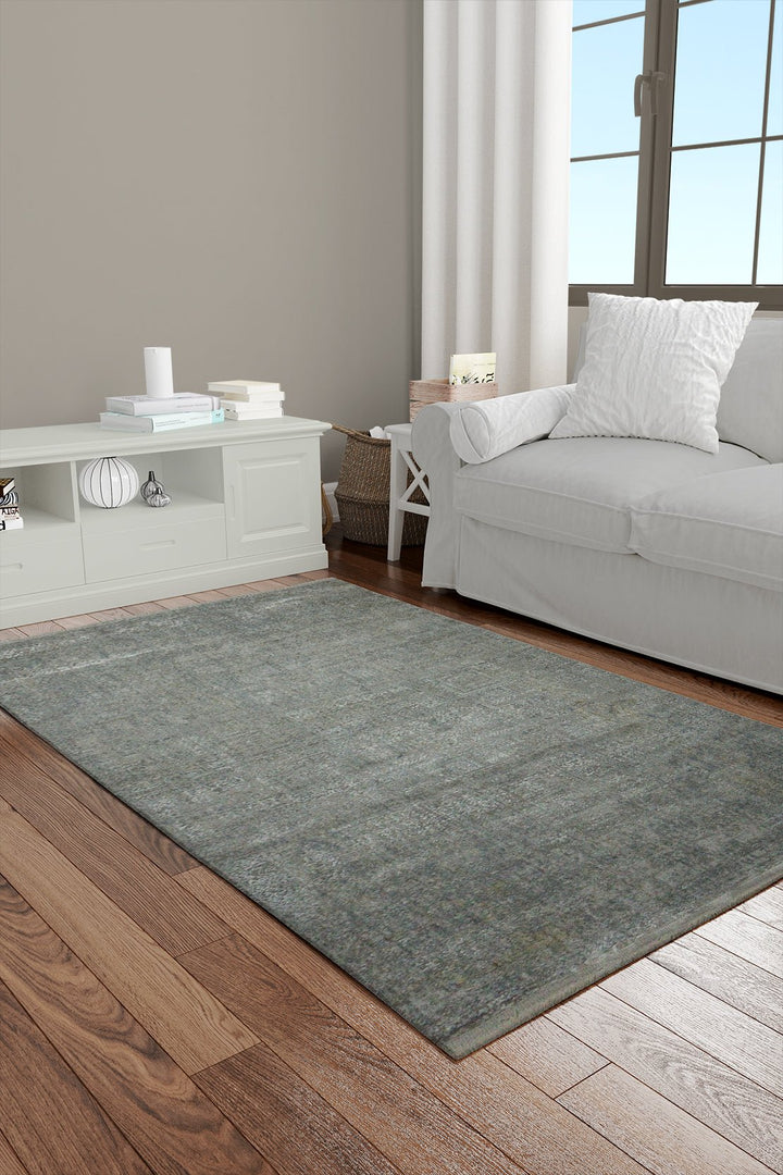 Turkish Modern Festival Viscos Rug - 2.6 x 3.9 FT - Beige - Sleek and Minimalist for Chic Interiors - V Surfaces