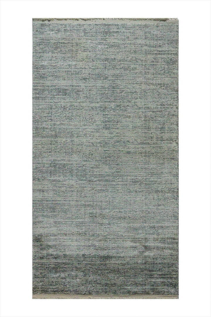 Turkish Modern Festival Viscos Rug - 2.6 x 3.9 FT - Gray - Sleek and Minimalist for Chic Interiors - V Surfaces