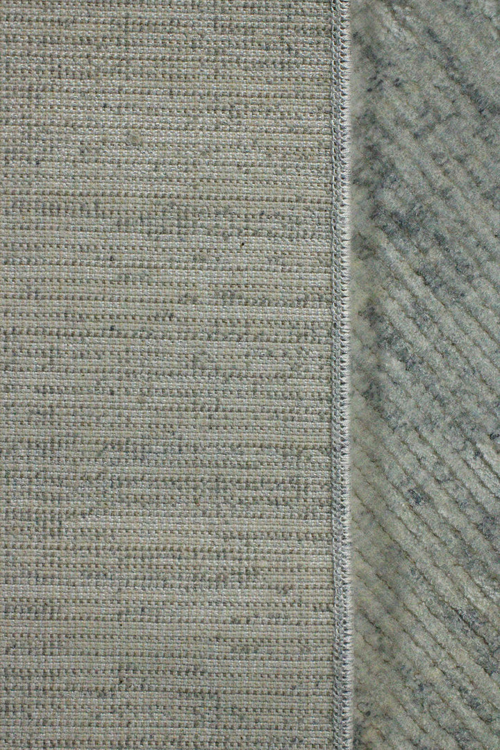 Turkish Modern Festival Viscos Rug - 2.6 x 3.9 FT - Gray - Sleek and Minimalist for Chic Interiors - V Surfaces