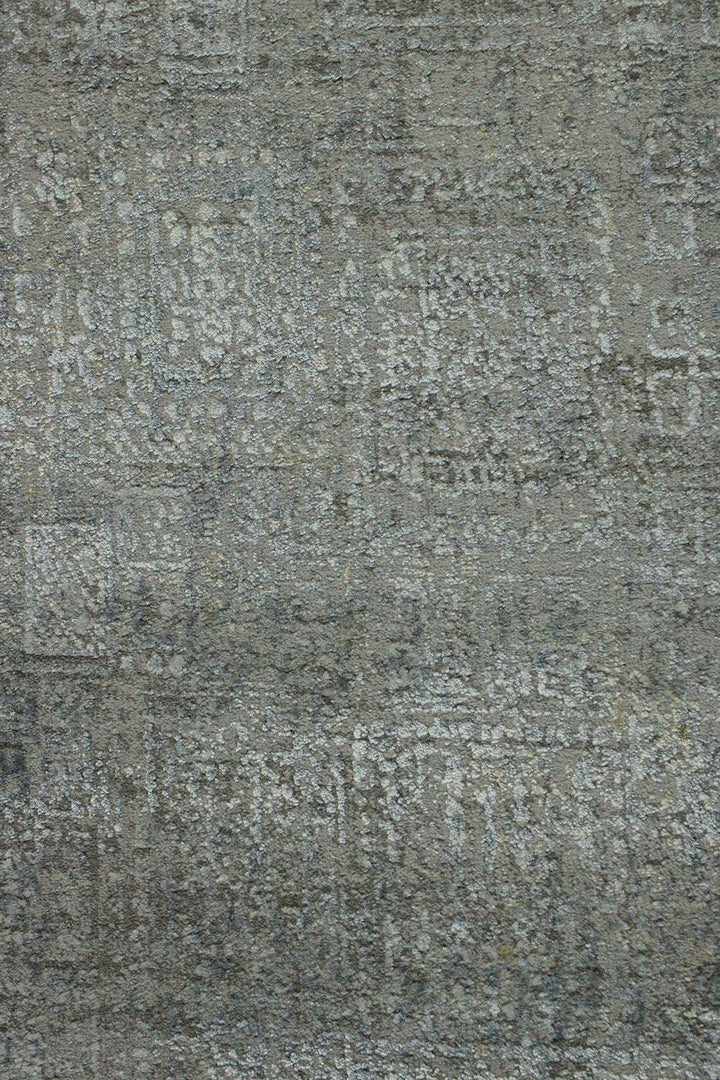 Turkish Modern Festival Viscos Rug - 2.6 x 3.9 FT - Gray - Sleek and Minimalist for Chic Interiors - V Surfaces