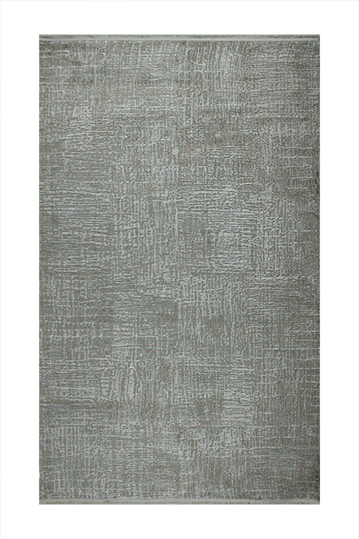 Turkish Modern Festival Viscos Rug - 5.2 x 7.5 FT - Cream - Sleek and Minimalist for Chic Interiors - V Surfaces