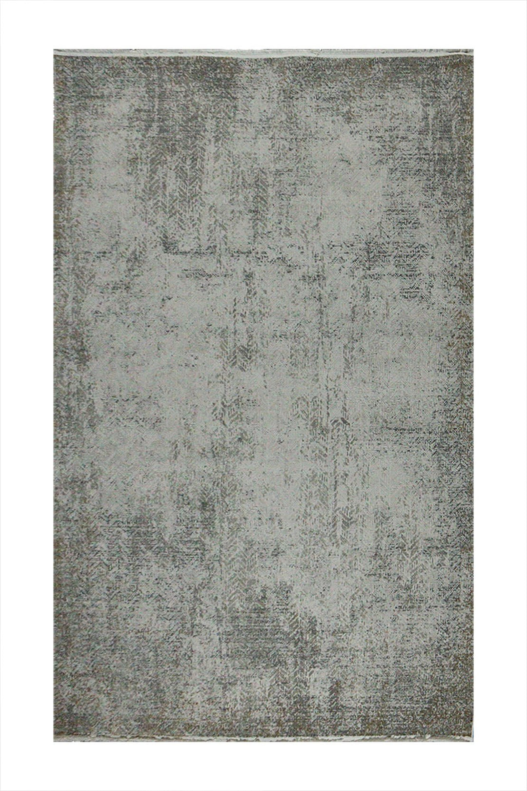 Turkish Modern Festival Viscos Rug - Gray - 5.2 x 7.5 FT - Sleek And Minimalist For Chic Interiors - V Surfaces