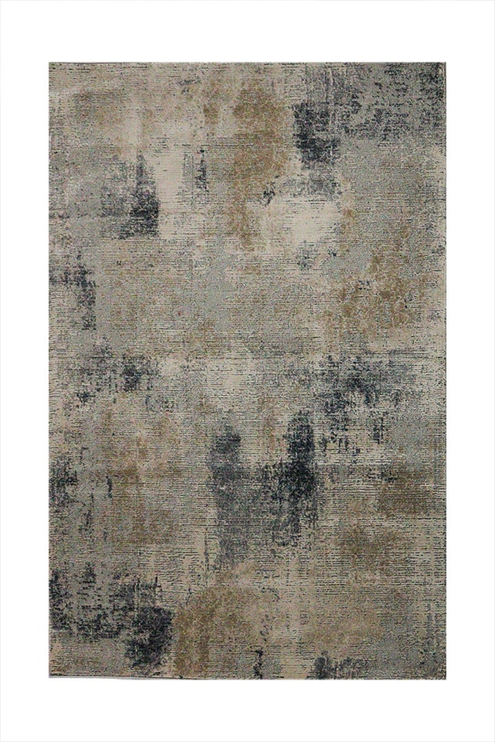 Turkish Modern Festival Viscose Rug - Beige - 3.9 X 5.9 Ft- Sleek And Minimalist For Chic Interiors - V Surfaces