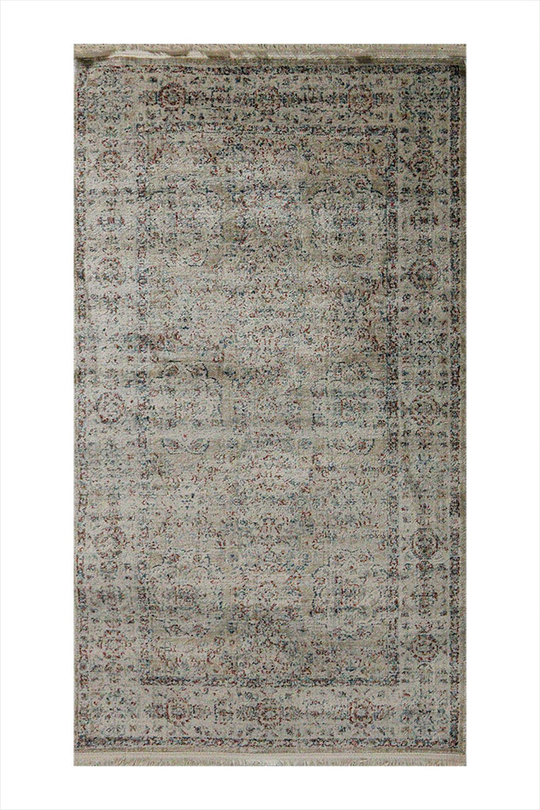 Turkish Modern Festival Viscose Rug - Gray - 2.6 X 3.9 Ft- Sleek And Minimalist For Chic Interiors - V Surfaces