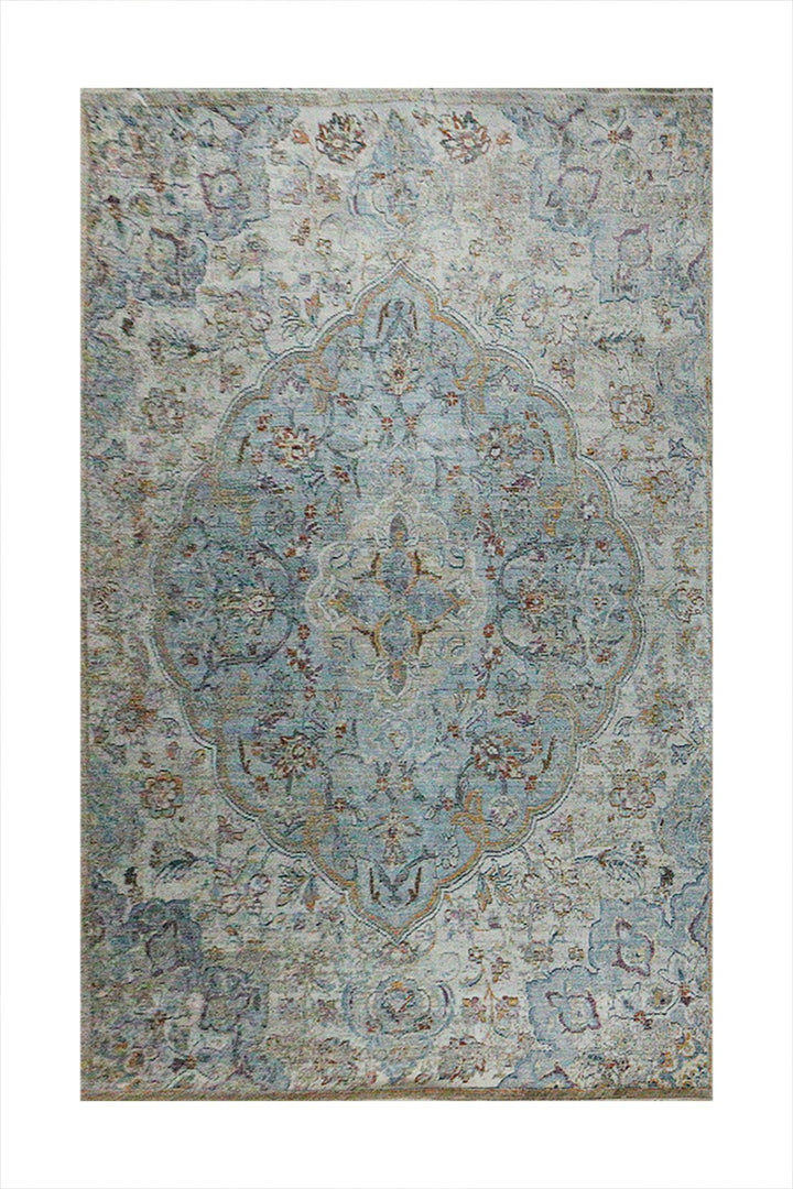 Turkish Modern Festival Viscose Rug - LIGHT - 6.0 x 9.0 FT- Sleek and Minimalist for Chic Interiors - V Surfaces