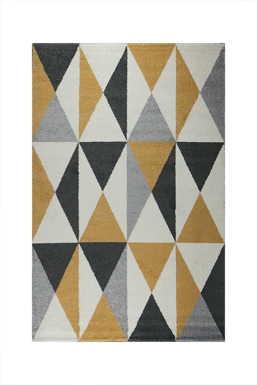 Turkish Modern Festival WD Rug - 4.9 x 6.5 FT - Cream and Yellow - Sleek and Minimalist for Chic Interiors - V Surfaces