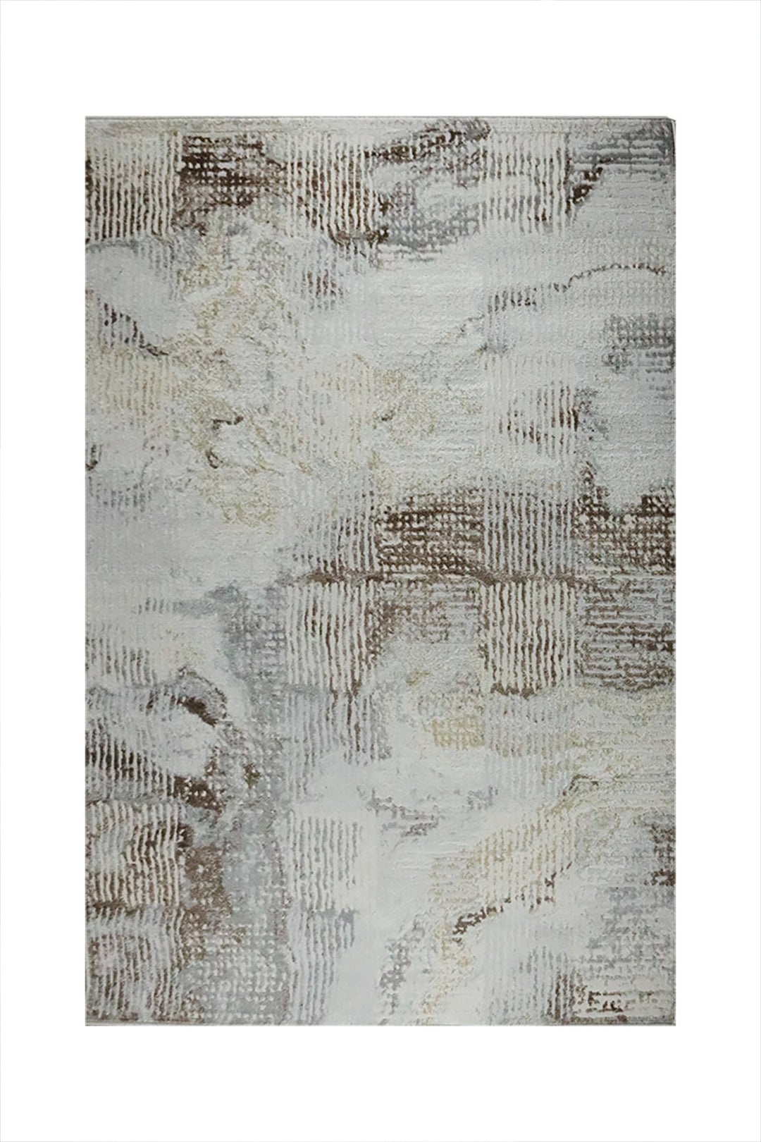 Turkish Modern Festival WD Rug - 5.2 x 7.5 FT - Cream - Sleek and Minimalist for Chic Interiors - V Surfaces