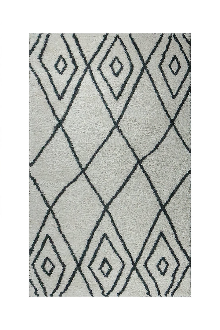 Turkish Modern Festival WD Rug - 5.2 x 7.5 FT - Cream - Sleek and Minimalist for Chic Interiors - V Surfaces