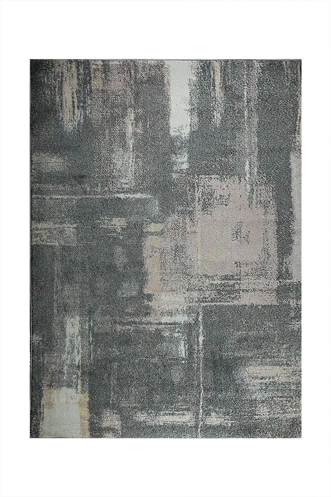 Turkish Modern Festival WD Rug - 5.3 x 7.2 FT - Gray - Sleek and Minimalist for Chic Interiors - V Surfaces