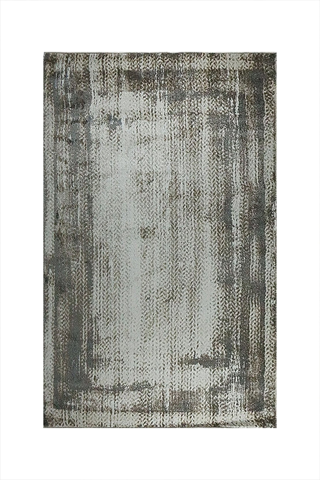 Turkish Modern Festival WD Rug - 5.3 x 7.5 FT - Brown and Cream - Sleek and Minimalist for Chic Interiors - V Surfaces