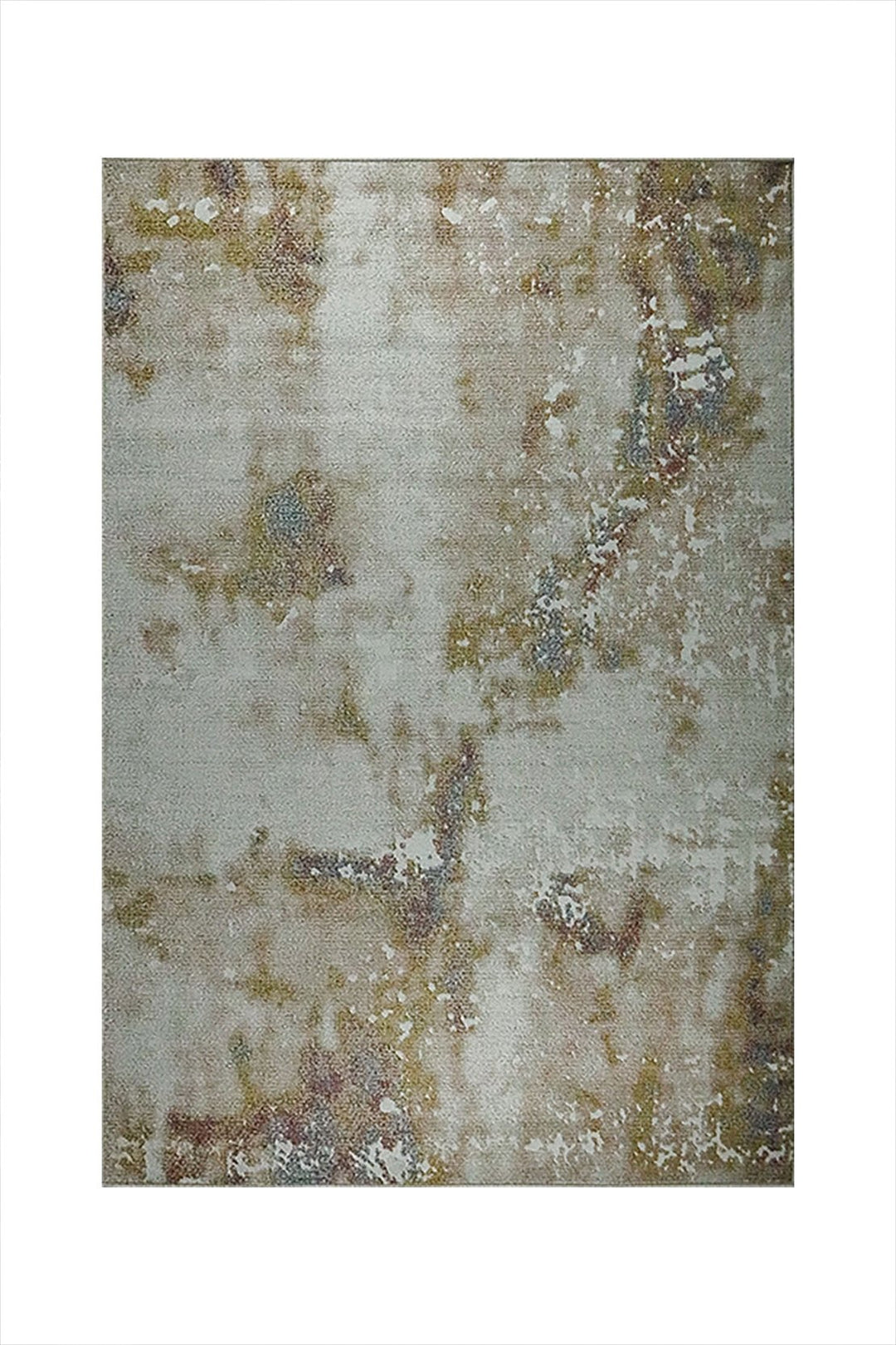 Turkish Modern Festival WD Rug - 5.3 x 7.5 FT - Cream and Brown- Sleek and Minimalist for Chic Interiors - V Surfaces