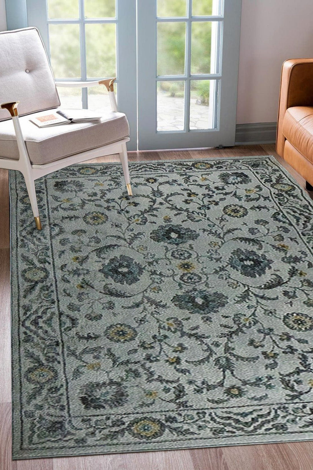 Turkish Modern Festival WD Rug - 5.3 x 7.5 FT - Cream - Sleek and Minimalist for Chic Interiors - V Surfaces