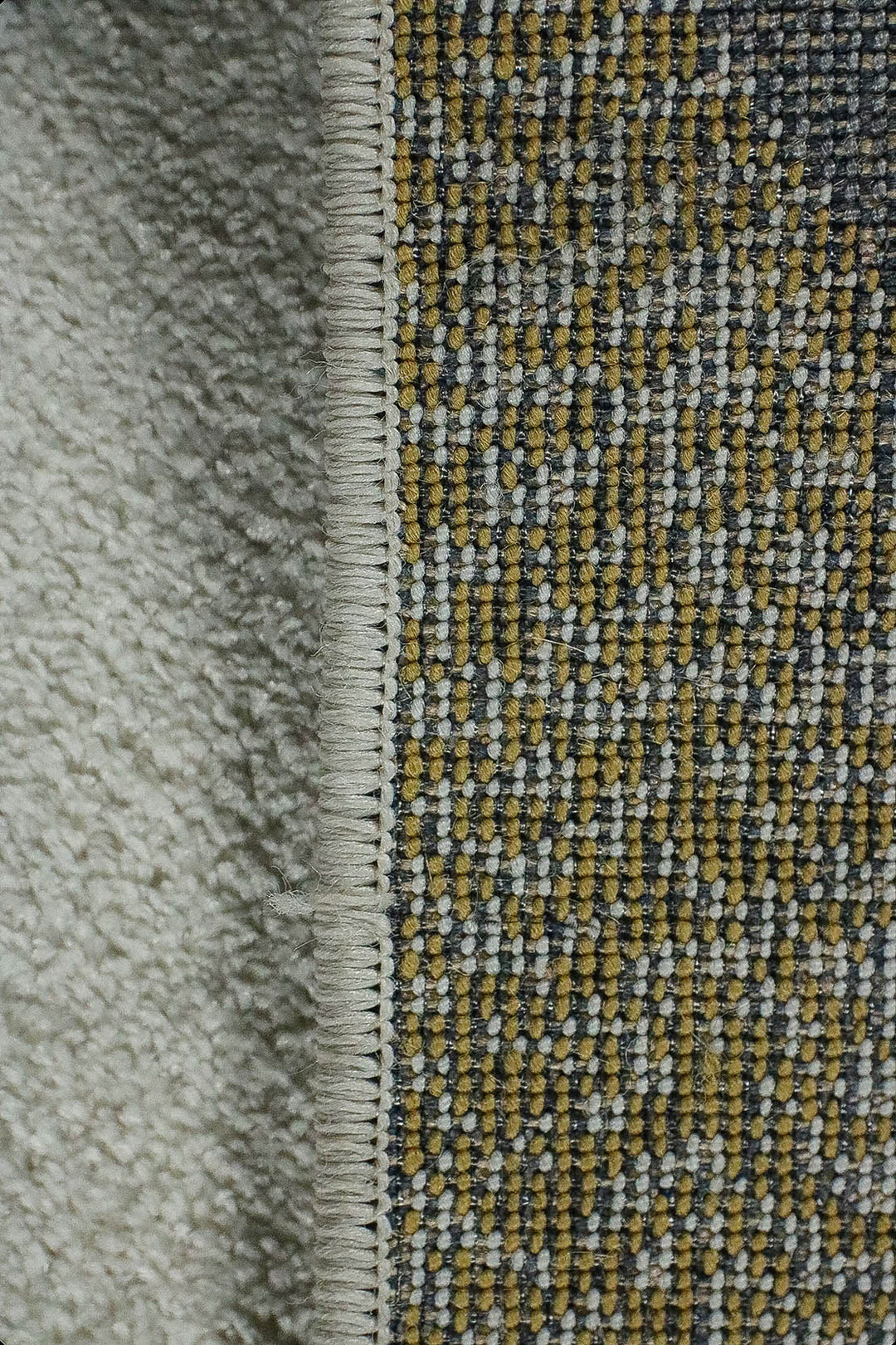 Turkish Modern Festival WD Rug - 5.3 x 7.5 FT - Golden and Gray - Sleek and Minimalist for Chic Interiors - V Surfaces