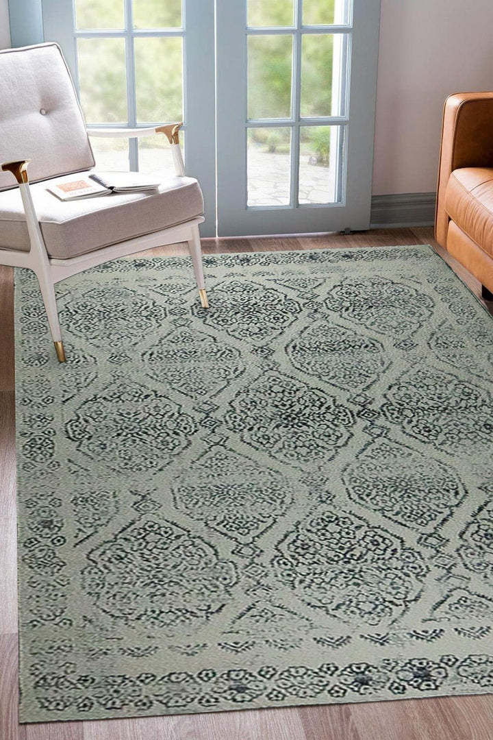 Turkish Modern Festival WD Rug - 5.3 x 7.5 FT - Gray - Sleek and Minimalist for Chic Interiors - V Surfaces