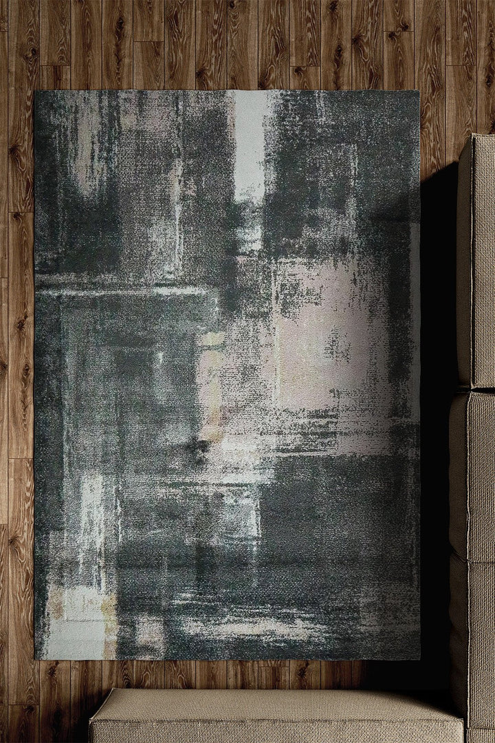 Turkish Modern Festival WD Rug - 5.3 x 7.5 FT - Gray - Sleek and Minimalist for Chic Interiors - V Surfaces