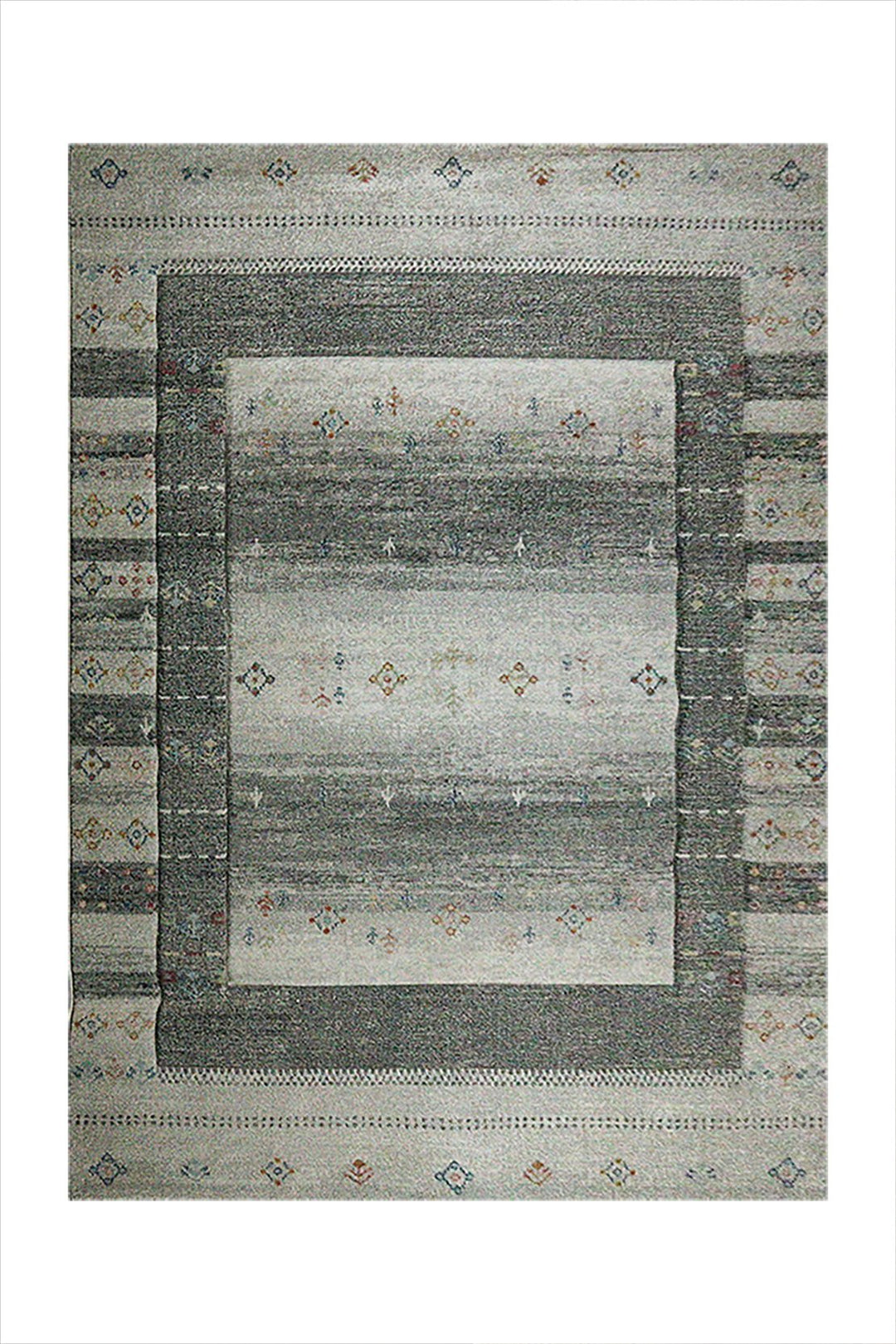 Turkish Modern Festival WD Rug - 6.5 x 8.2 FT - Gray - Superior Comfort, Modern Style Accent Rugs - V Surfaces