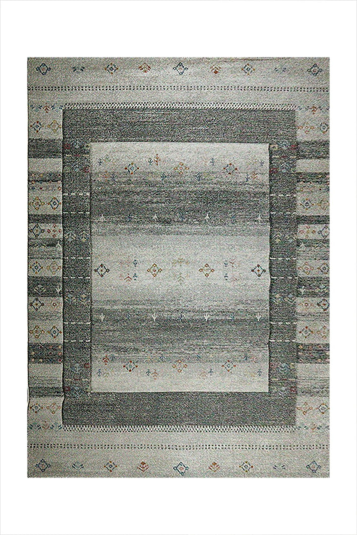 Turkish Modern Festival WD Rug - 6.5 x 8.2 FT - Gray - Superior Comfort, Modern Style Accent Rugs - V Surfaces