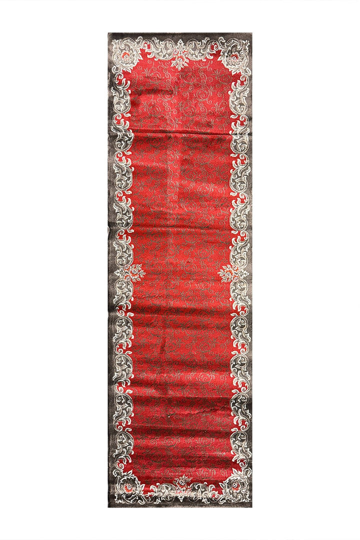 Turkish Modern Festival WD Rug - Red- 3.2 x 9.8 FT - Superior Comfort, Modern & runners Style Accent Rugs - V Surfaces