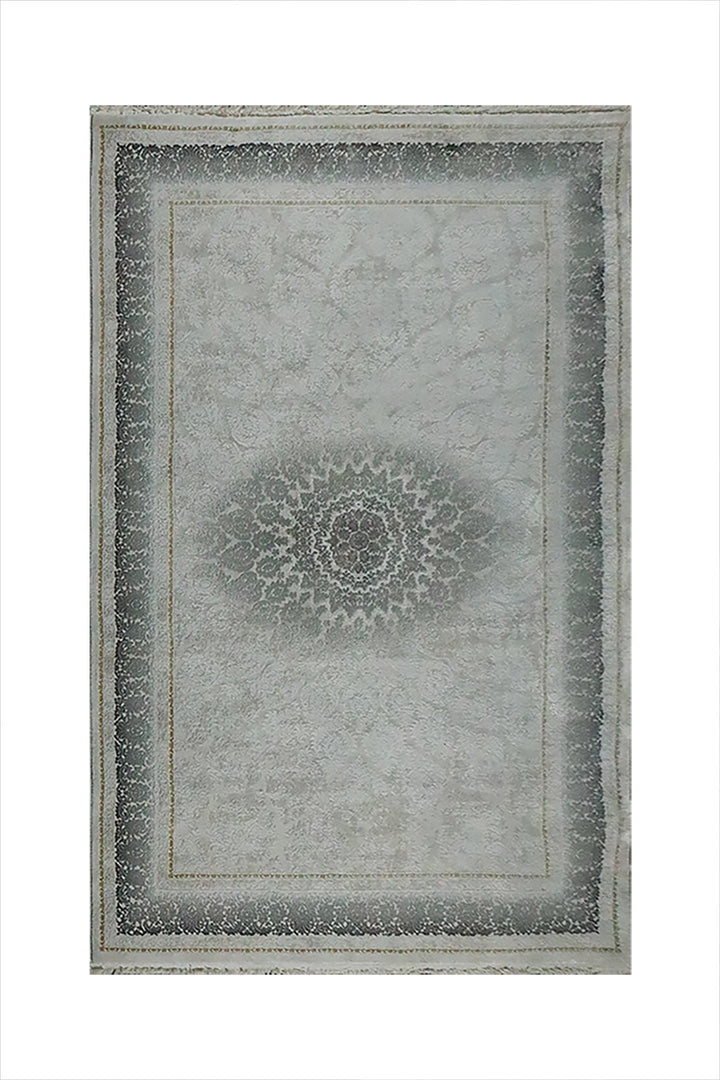 Turkish Modern Fetival 1 Rug - Gray - 5.2 x 7.5 FT - Superior Comfort, Modern Style Accent Rugs - V Surfaces