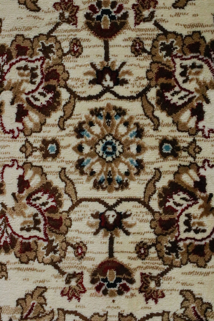 Turkish Modern Kazak Rug - Beige - 3.9 x 5.5 FT - Superior Comfort, Modern Style Accent Rugs - V Surfaces