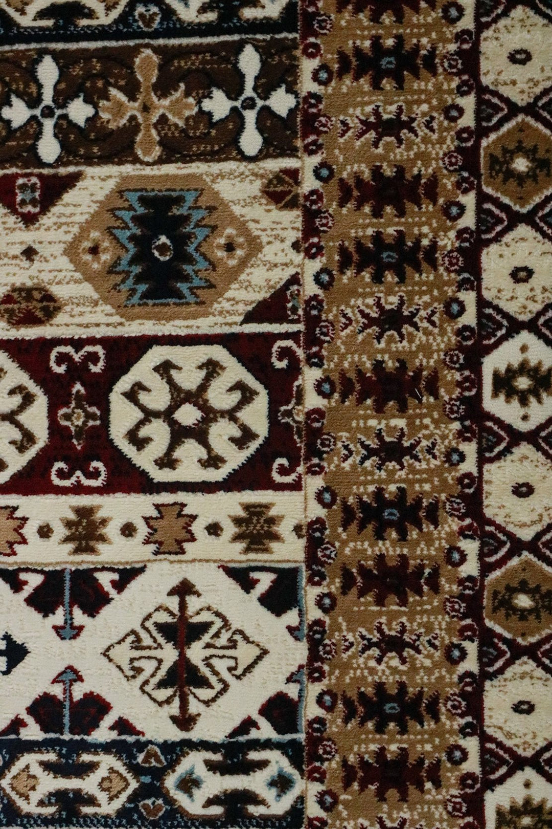 Turkish Modern Kazak Rug - Beige - 3.9 x 5.5 FT - Superior Comfort, Modern Style Accent Rugs - V Surfaces