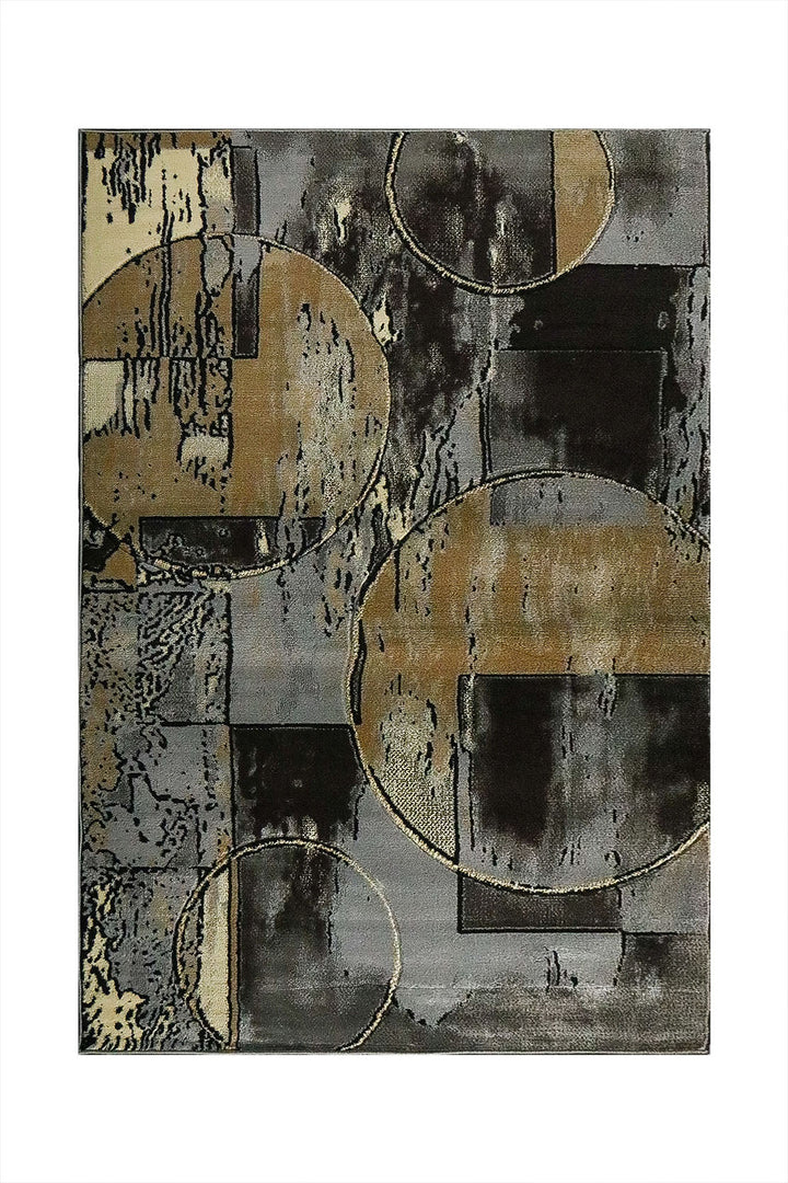 Turkish Modern Rug - 4.92 x 7.05 FT - Gray and Yellow, Superior Comfort Modern & Contemporary Style Accent Rug Amazon - V Surfaces
