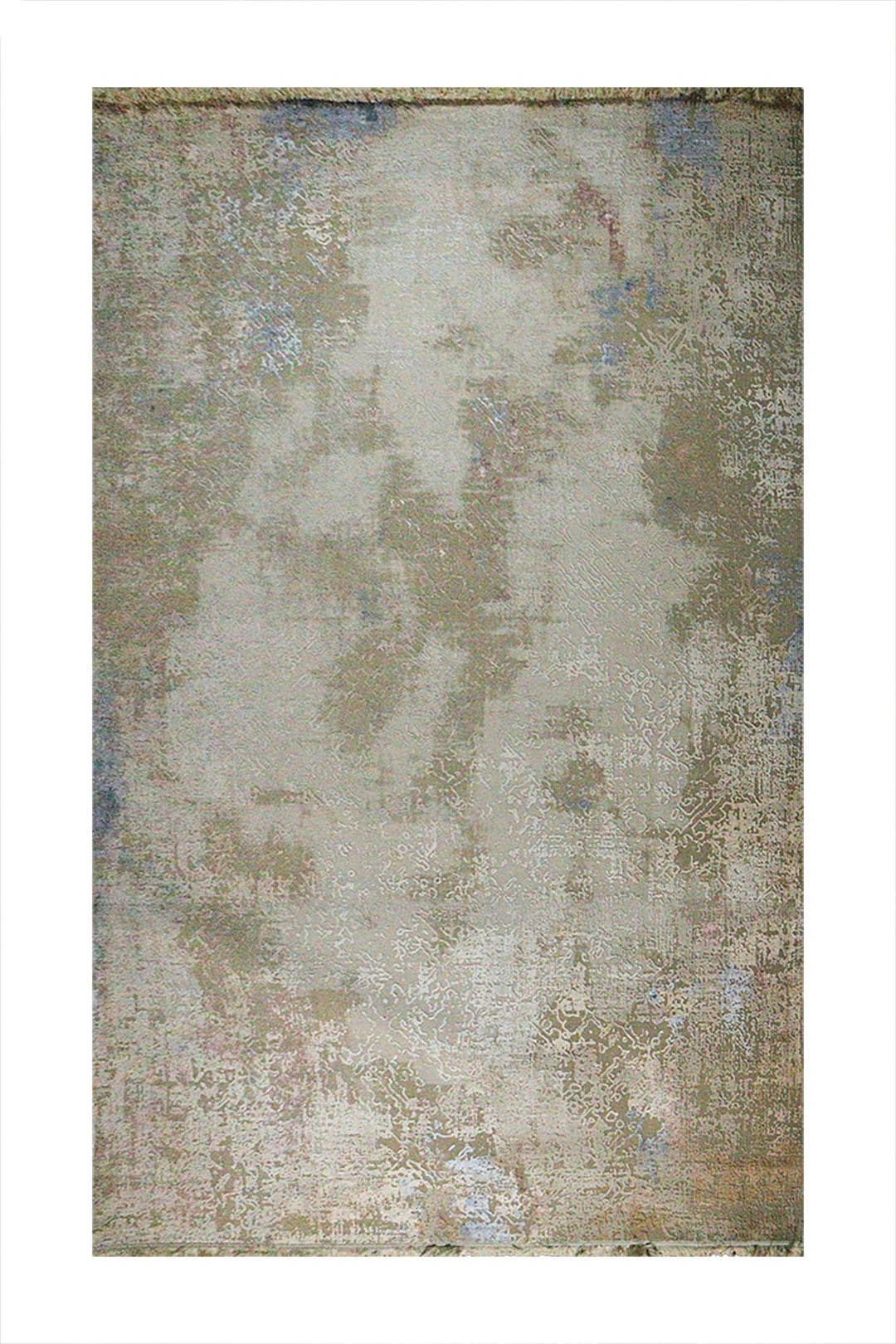 Turkish Modern Silk 1200 Rug - L brown - 8.2 X 11.4 Ft- Resilient Construction For Long-Lasting Use - V Surfaces