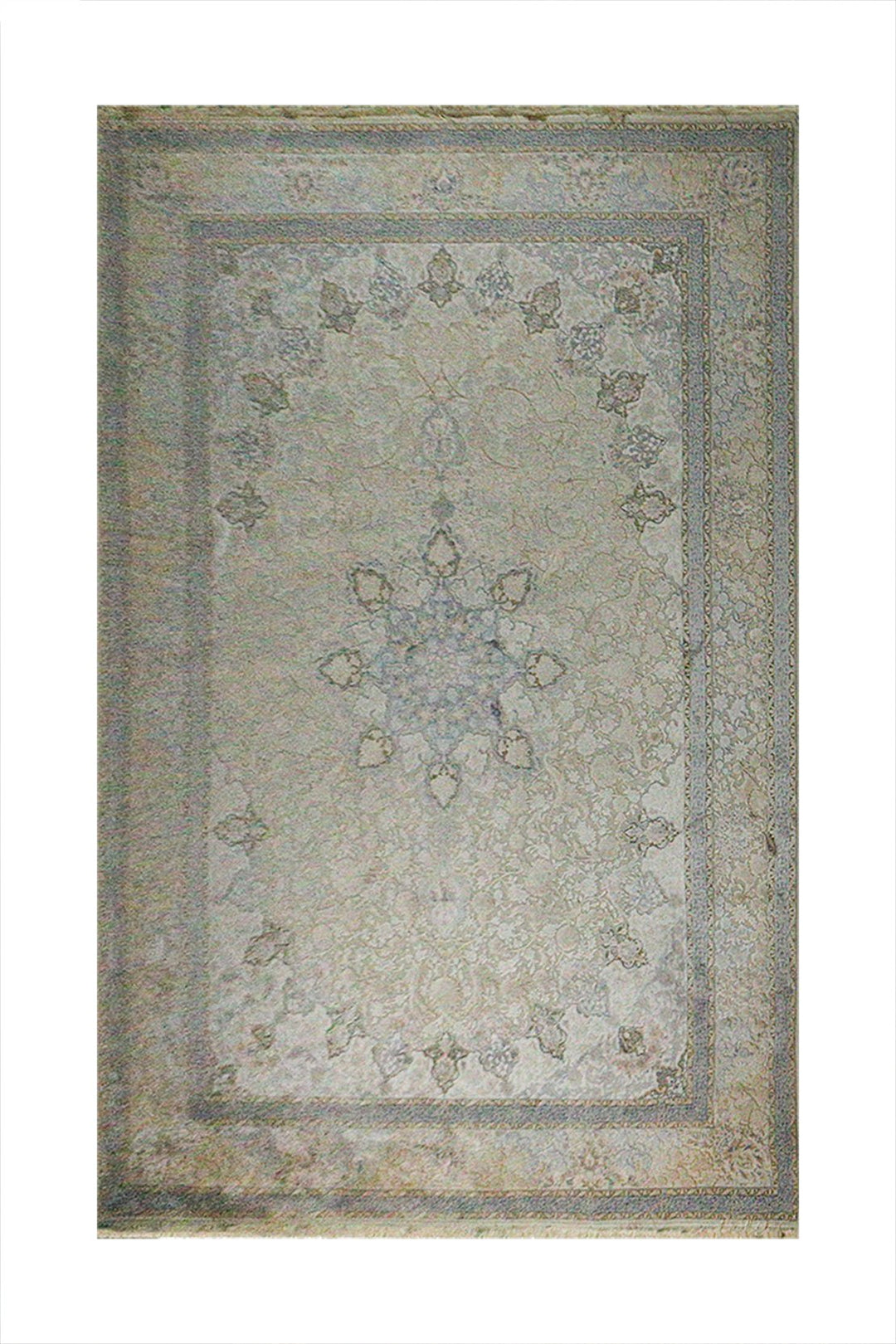 Turkish Modern Silk 1200 Rug - L Brown - 8.2 X 11.4 Ft- Resilient Construction For Long-Lasting Use - V Surfaces