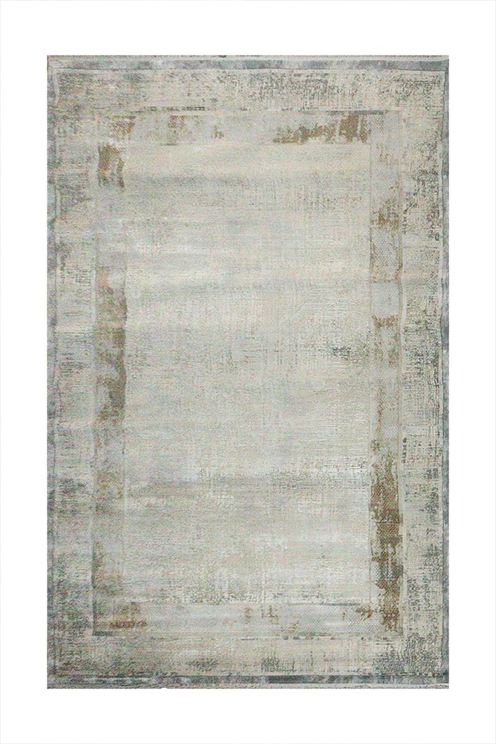 Turkish Modern Sunrise Rug - Beige & Gray - 6.5 X 9.5 Ft- Resilient Construction For Long-Lasting Use - V Surfaces