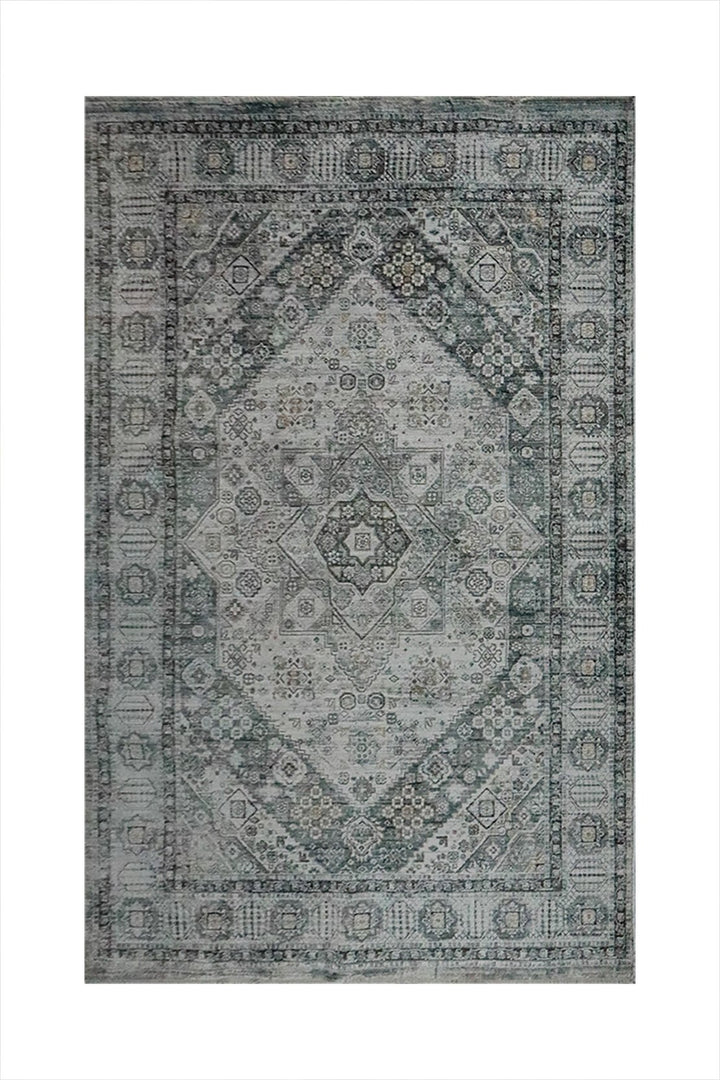 Turkish Modern Sunrise Rug - Gray - 5.2 x 7.5 FT - Superior Comfort, Modern Style Accent Rugs - V Surfaces