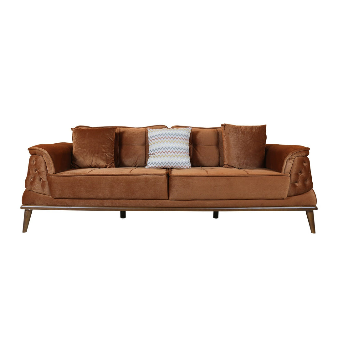 Turkish Napolyan Sofa, Brown - V Surfaces