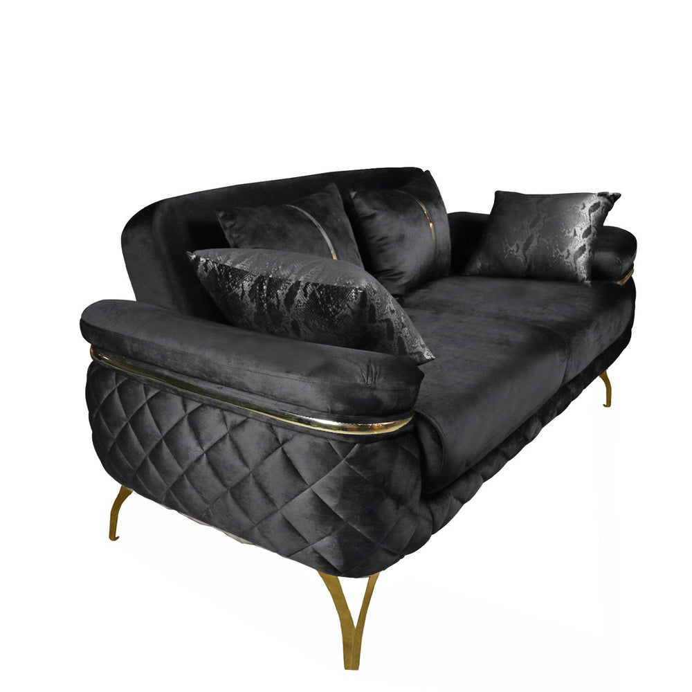 Turkish Orlando Sofa, Black - V Surfaces