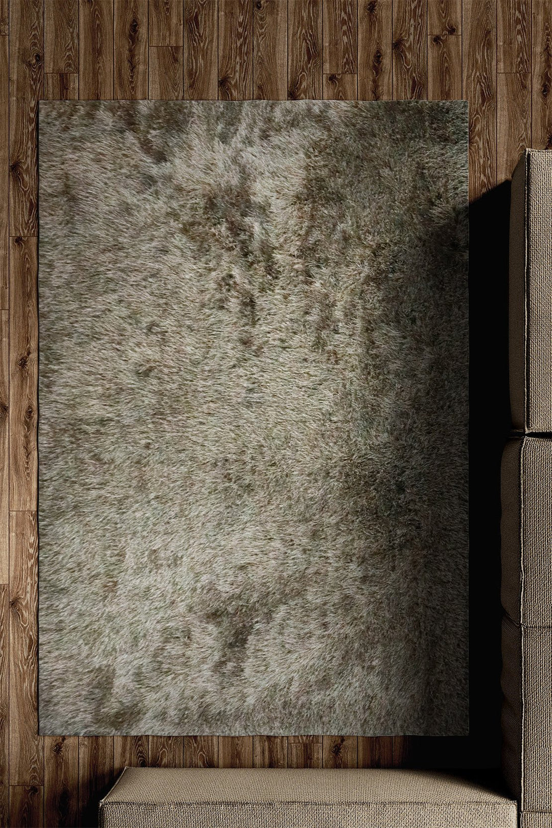 Turkish Plush and Soft Heaven Shaggy Rug - Beige - 6.5 x 9.3 FT - Fluffy Furry Floor Decor Rug Heaven Shaggy - V Surfaces